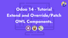 OWL in Odoo 14 - How to extend and patch existing OWL Components.