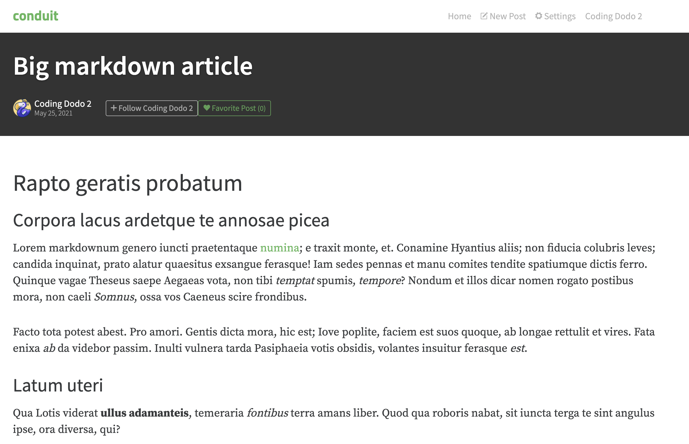 Using the marked library to render markdown