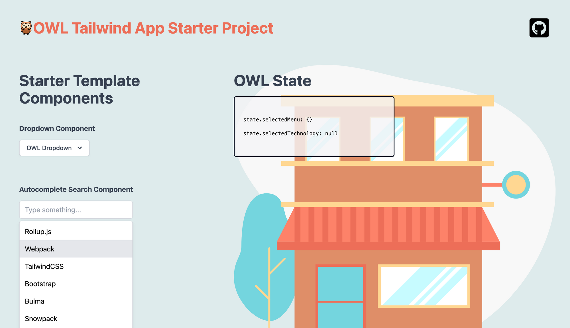 Tailwind OWL Starter Template