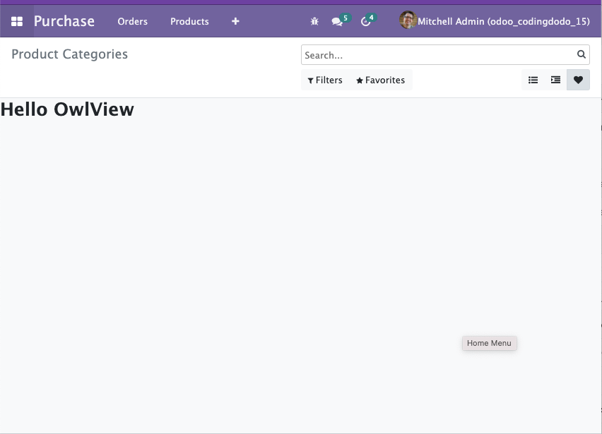 Odoo 15 JavaScript Reference: OWL Views, WebClient, Services, and hooks.