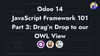 Odoo 14 OWL Tutorial, adding drag and drop feature to our View